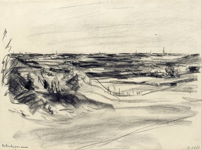 Landschap door Max Liebermann